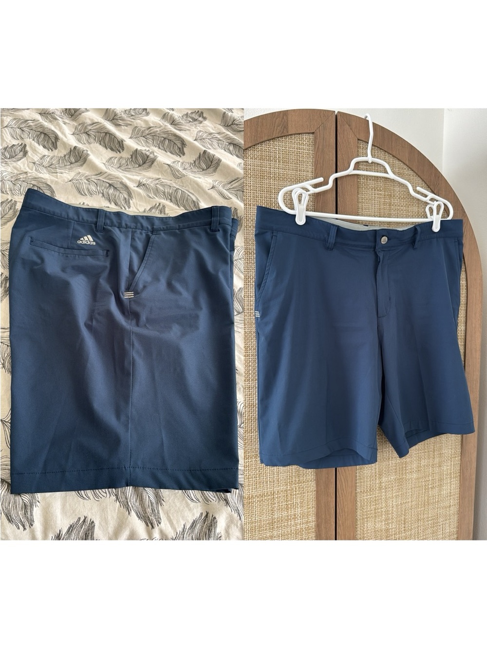 Adidas Men’s Navy Blue Golf Performance Shorts Size 36 Stretch